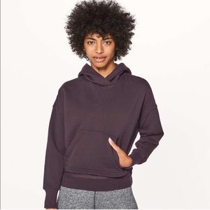 Lululemon “Warm Down” Cropped Hoodie